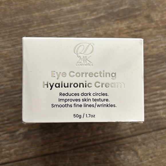 D24K EYE CORRECTING HYALURONIC cream and dark circle reducer NEW - Picture 3 of 5